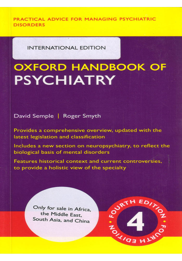 Oxford Handbook of Psychiatry (Oxford Medical Handbooks) 4th Edition