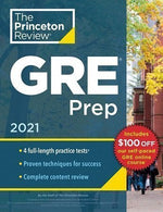 Load image into Gallery viewer, Princeton Review GRE Prep 2021 with 4 Practice Tests
