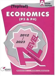 Redspot A Level Economics P3 & P4 Topical 2024 Edition Books Baar