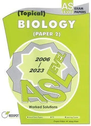 Redspot AS Level Biology Paper 2 Topical 2024 Edition Books Baar