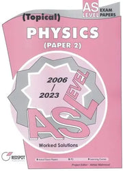 Redspot AS Level Topical Physics P2 Paper 2 2024 Edition Books Baar