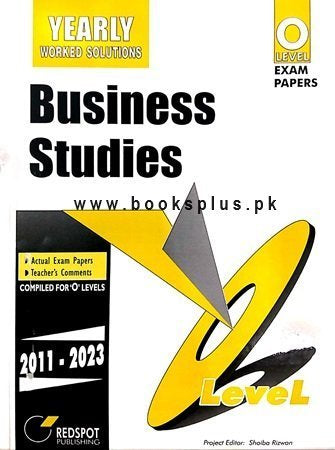 O Level Business Studies Yearly 2024 Edition Redspot