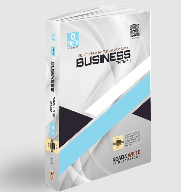 121 Business Studies O Level/IGCSE Paper-1Topical Workbook