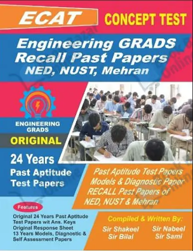 ECAT Engineering GRADS MCQs Past Papers 2022 Edition