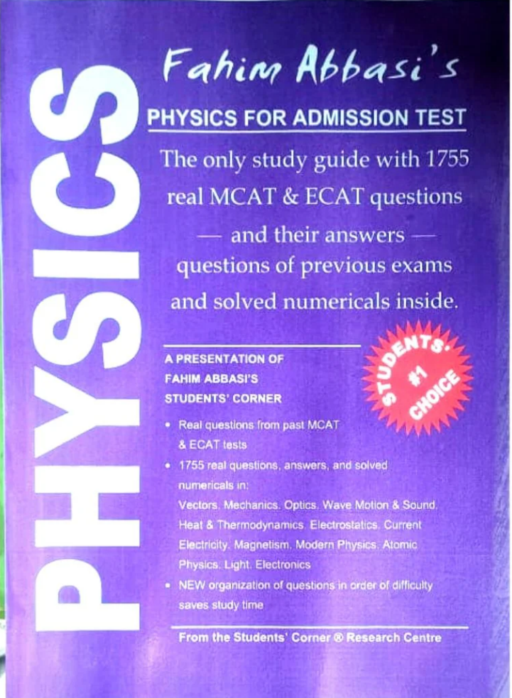 Fahim Abbasi&#8217;s Physics for Admission Test