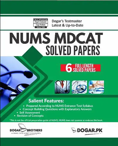 NUMS MCAT Solved Papers 2020 Dogar Brothers