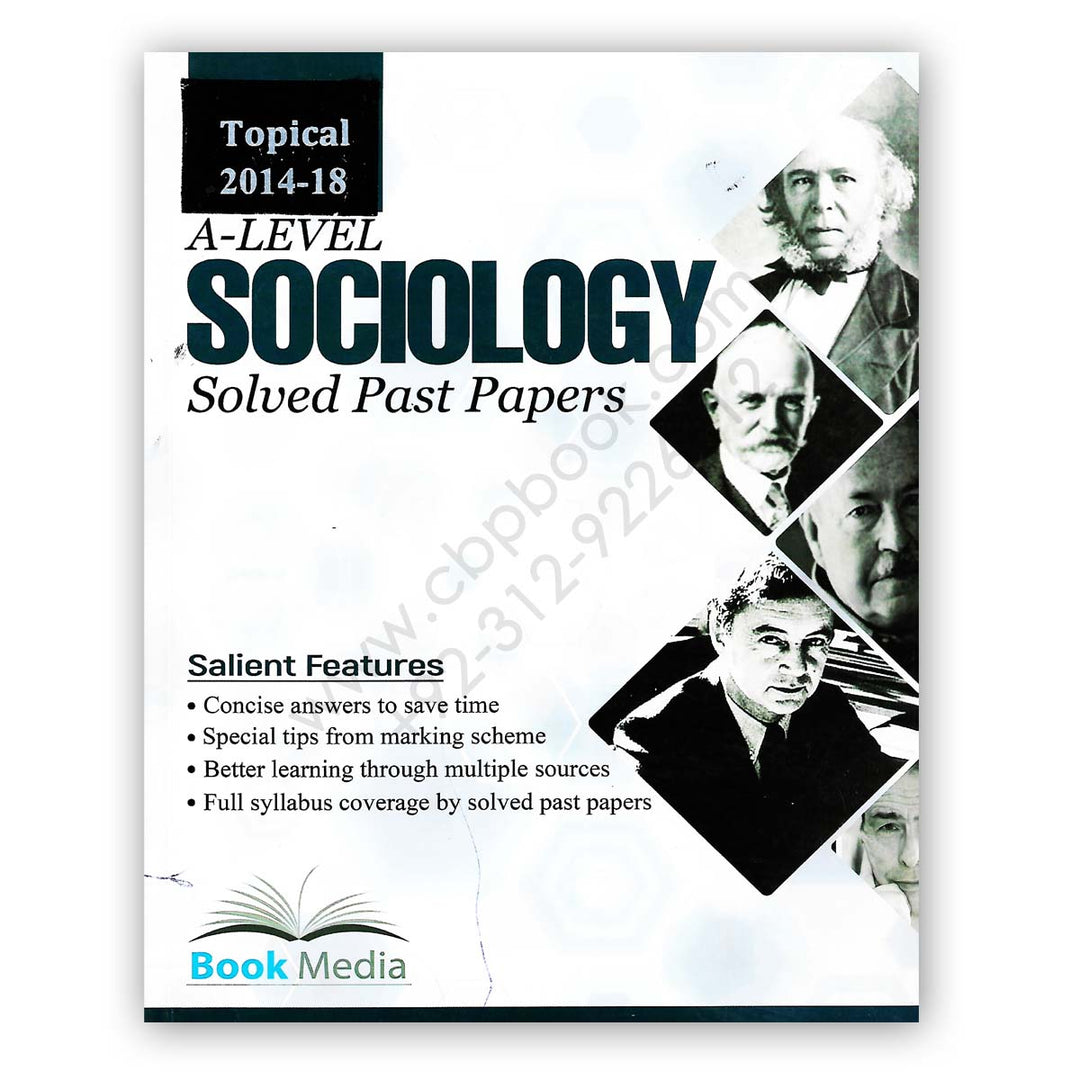 A Level Sociology Solved Past Papers Topical 2014 -2017 Book Media