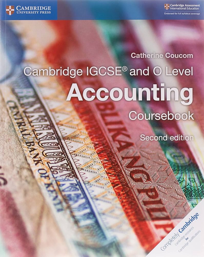 Cambridge IGCSE and O Level Accounting Coursebook 2nd Edition - Original