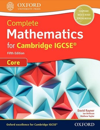 Complete Mathematics for Cambridge IGCSE Student Book (Core)