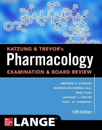 Katzung and Trevor&#8217;s Pharmacology Examination &#038; Board Review 13th Edition - Coloured Matte Finish