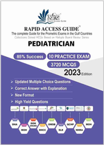 Load image into Gallery viewer, RAPID ACCESS GUIDE Pediatrics MCQ Book Prometric Exam Questions 2023
10