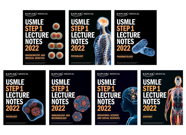 KAPLAN USMLE Step 1 Lecture Notes 2022: 7-Book Set